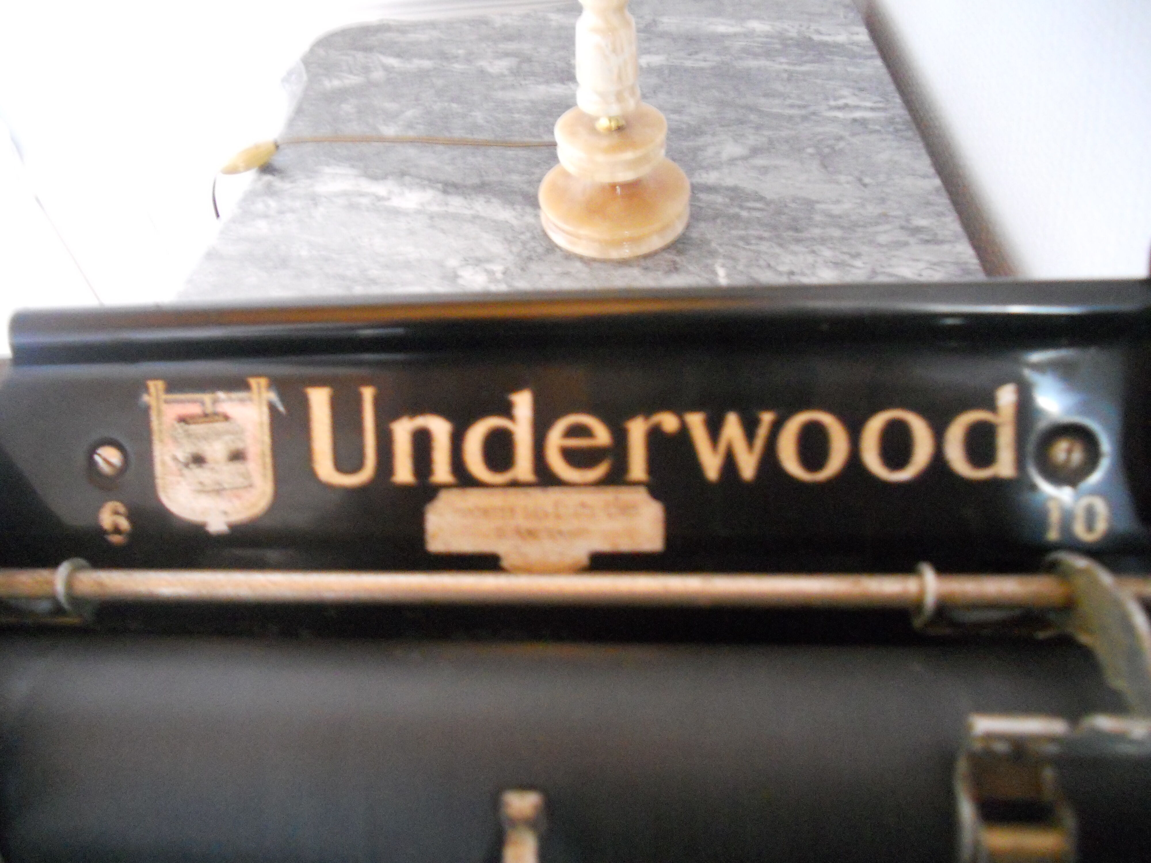 Underwood typewriter