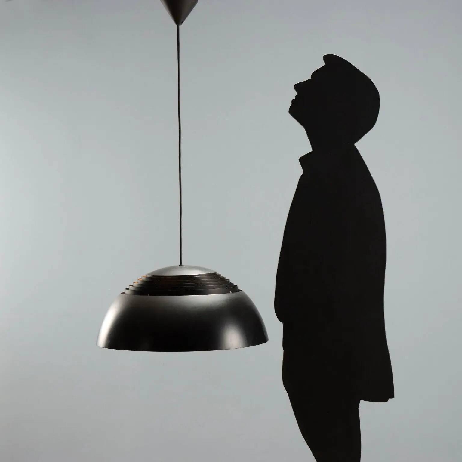 Suspension AJ-Pendel Louis Poulsen, vintage design by Arne Jacobsen, 1990s.