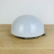 Vintage half-sphere opaline ball wall light