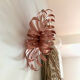 Vintage metal flower wall lamp