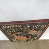 Former Seafood restaurant sign in rare relief