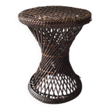 Tabouret tam tam rotin