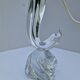 Lamp Base Swan Neck Signed Daum