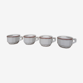 Set de 4 tasses de bar