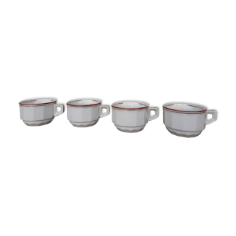 Set de 4 tasses de bar