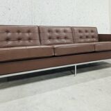 Florence Knoll Sabrina Leather Sofa