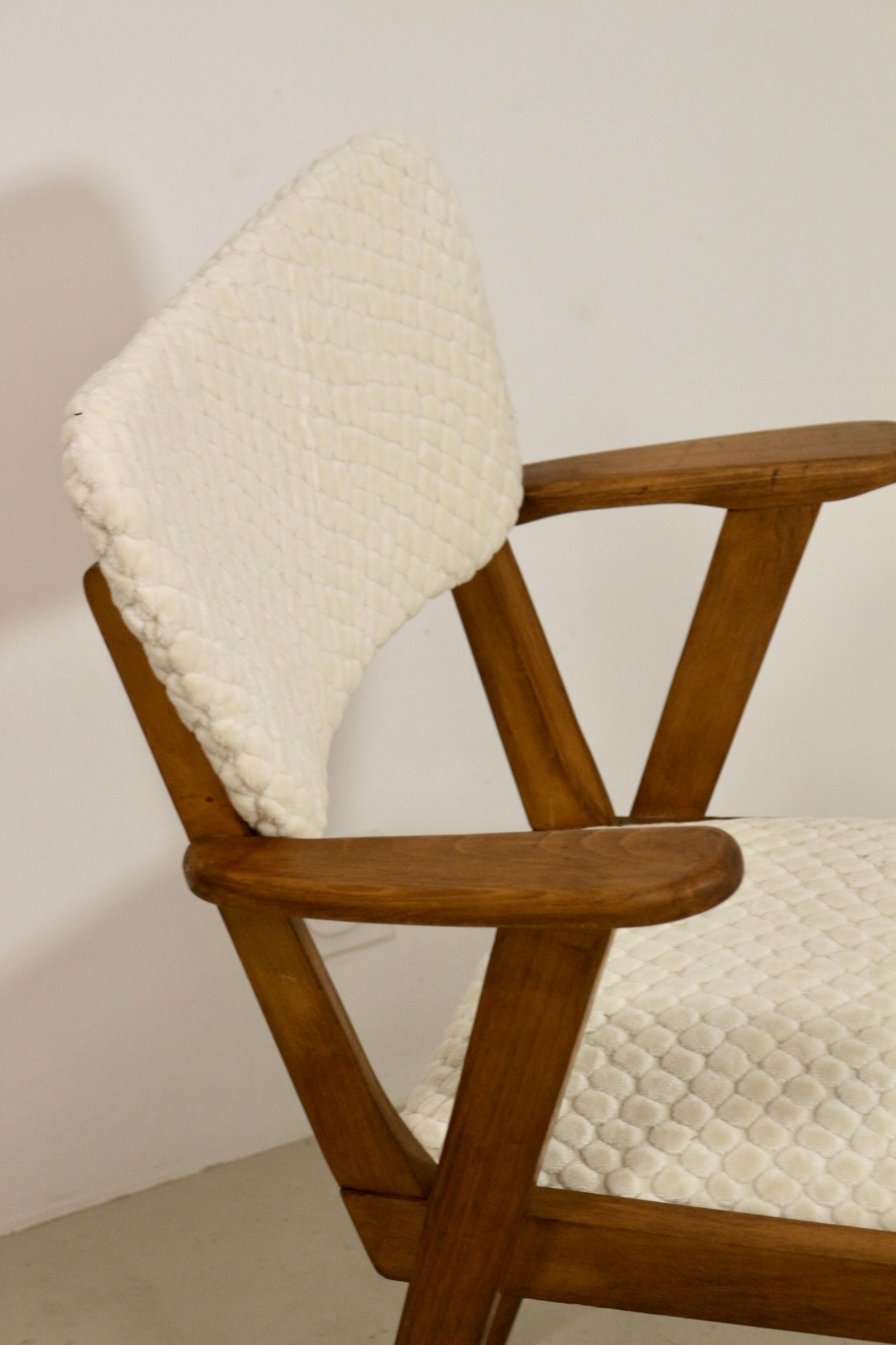 Scandinavian wooden chair 1950