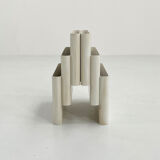 White magazine rack by giotto stoppino for kartell, 1970