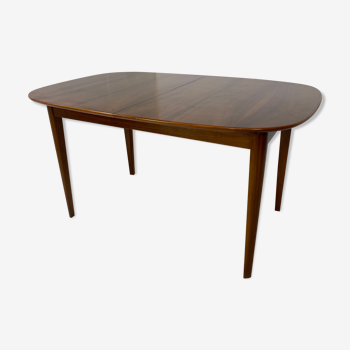 Mid-Century Walnut Extendable Dining Table by A. A. Patijn for Zijlstra Joure