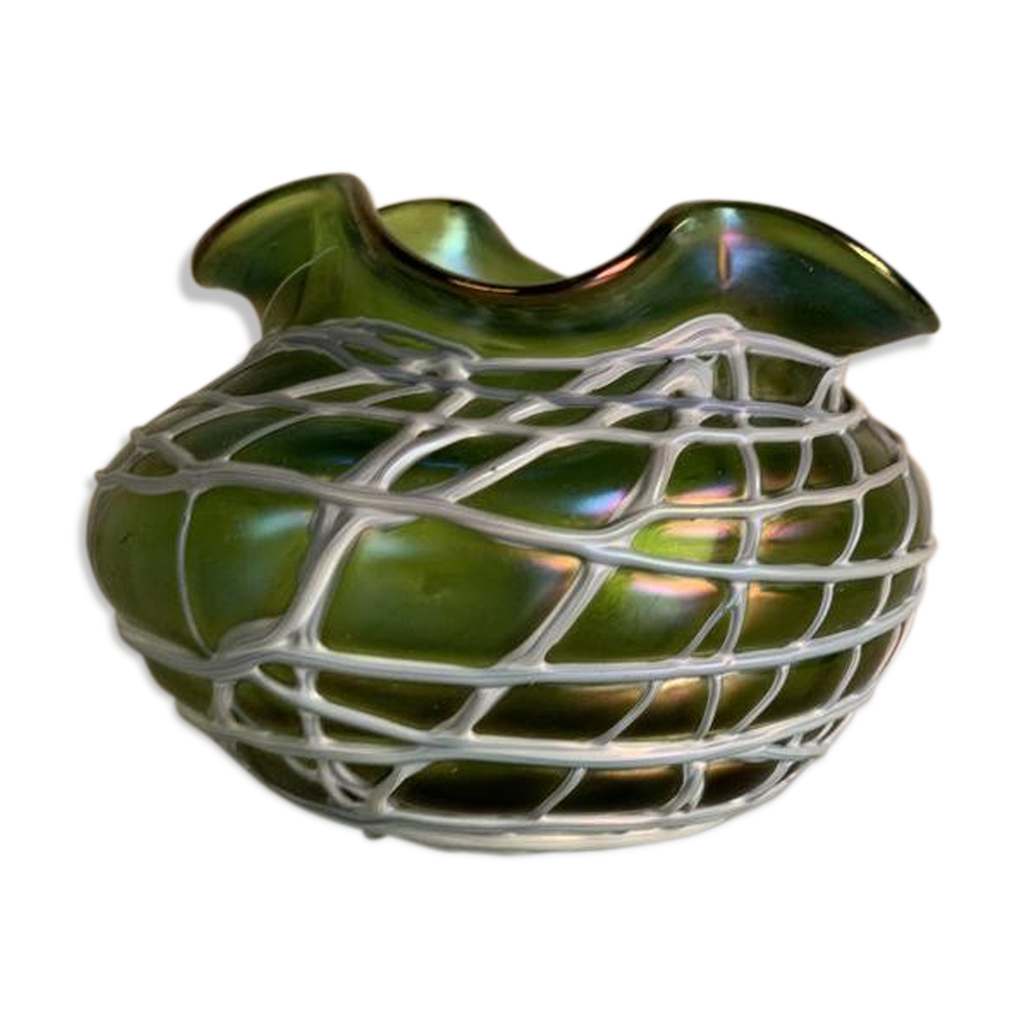 Vase in colored glass