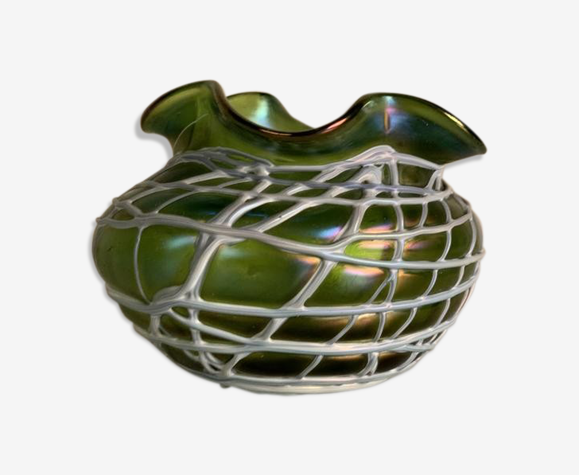 Vase en verre coloré