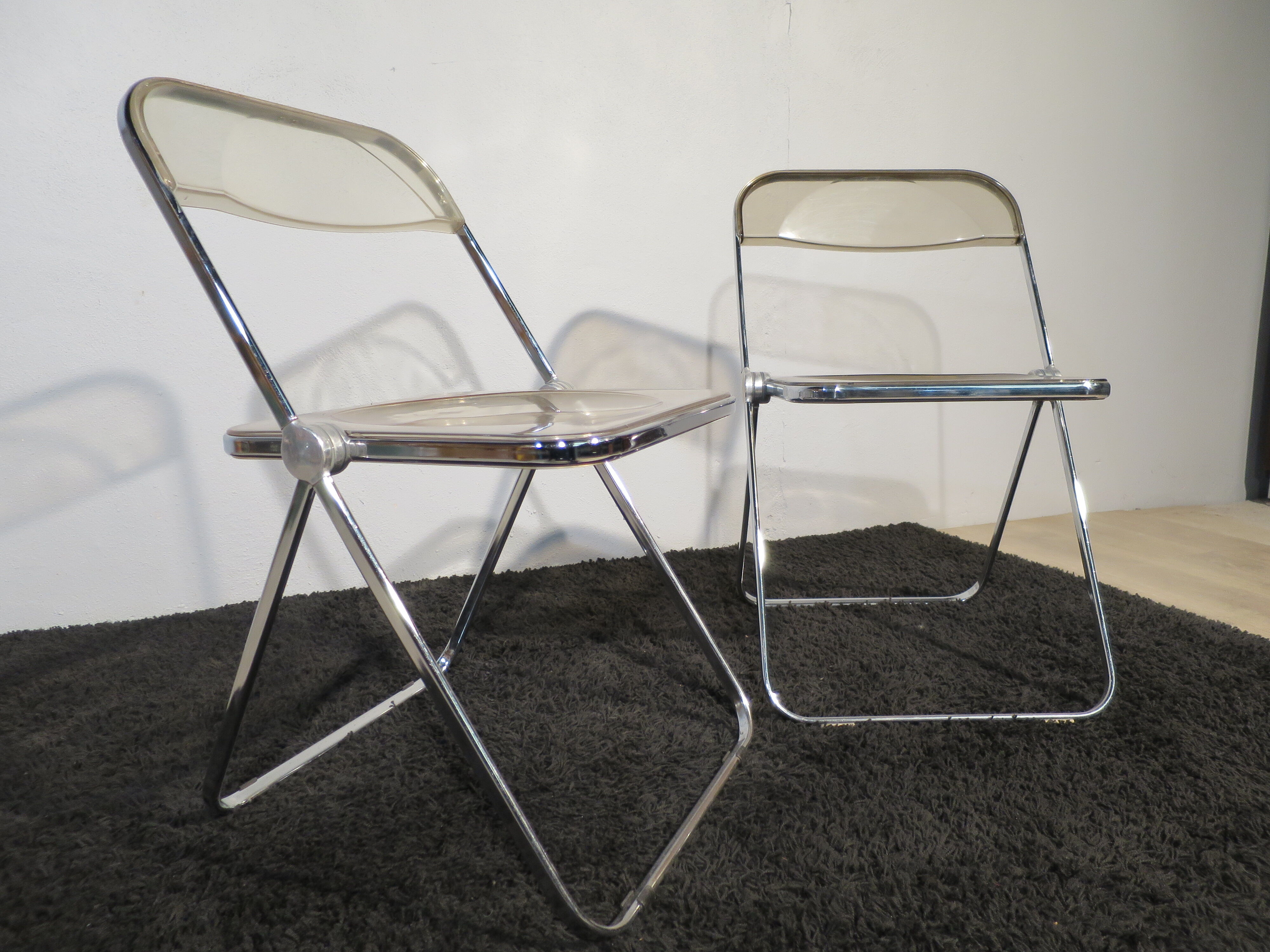 Pair of chair Piretti for Castelli 1970