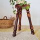 Tripod wooden stool - brutalist