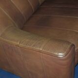 De Sede DS44 buffalo leather 3-seater sofa, 1970s