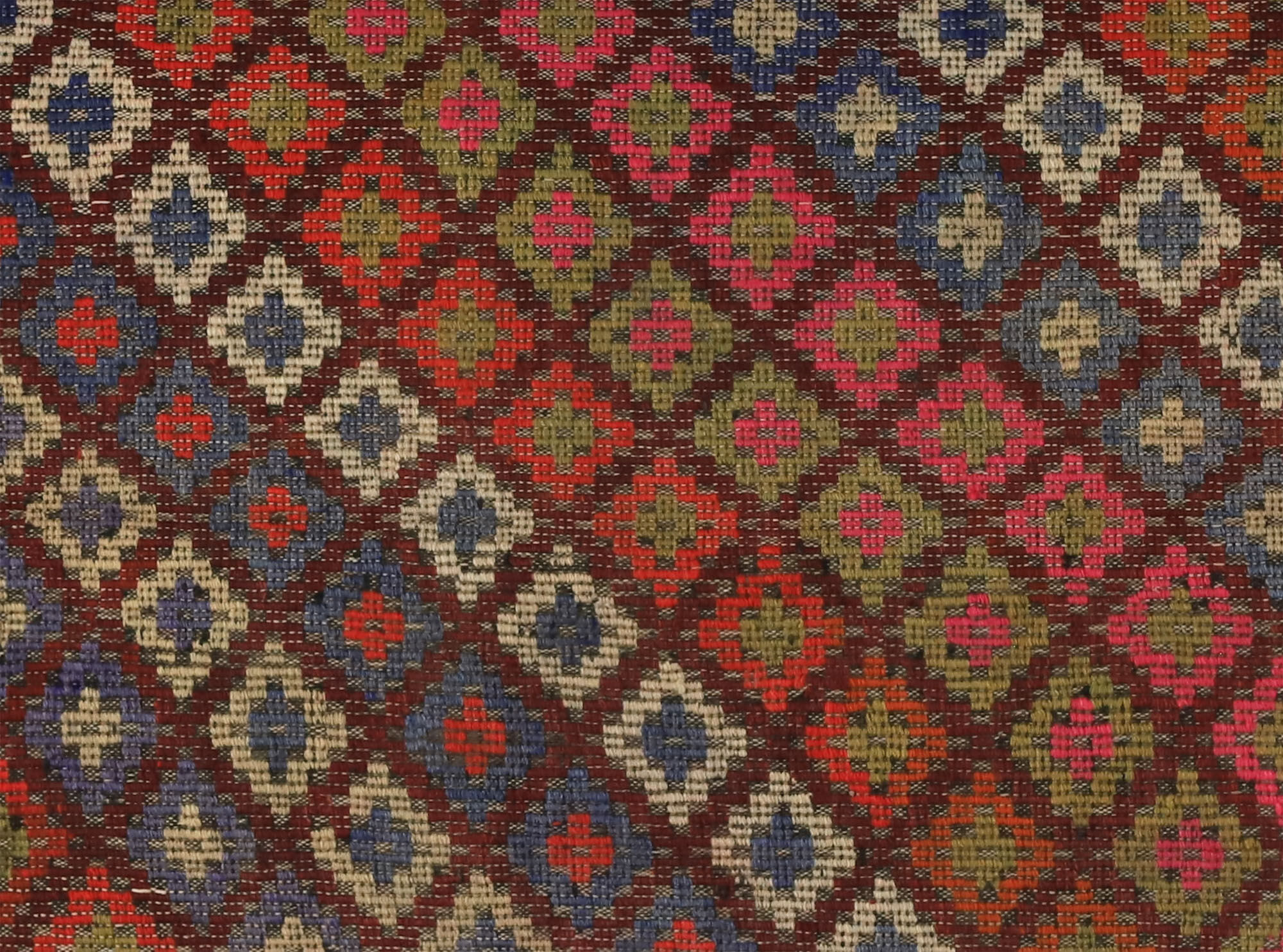 Anatolian handmade kilim rug 230 cm x 155 cm