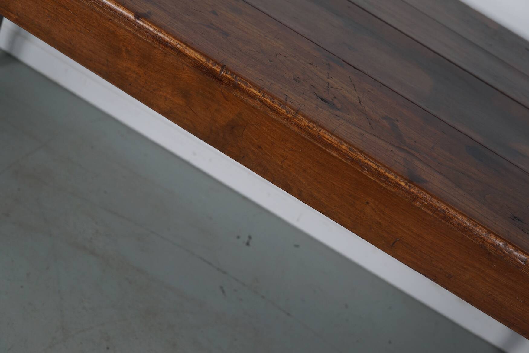 Antique 19th Century French Rustic Farmhouse Dining Table Fruitwood