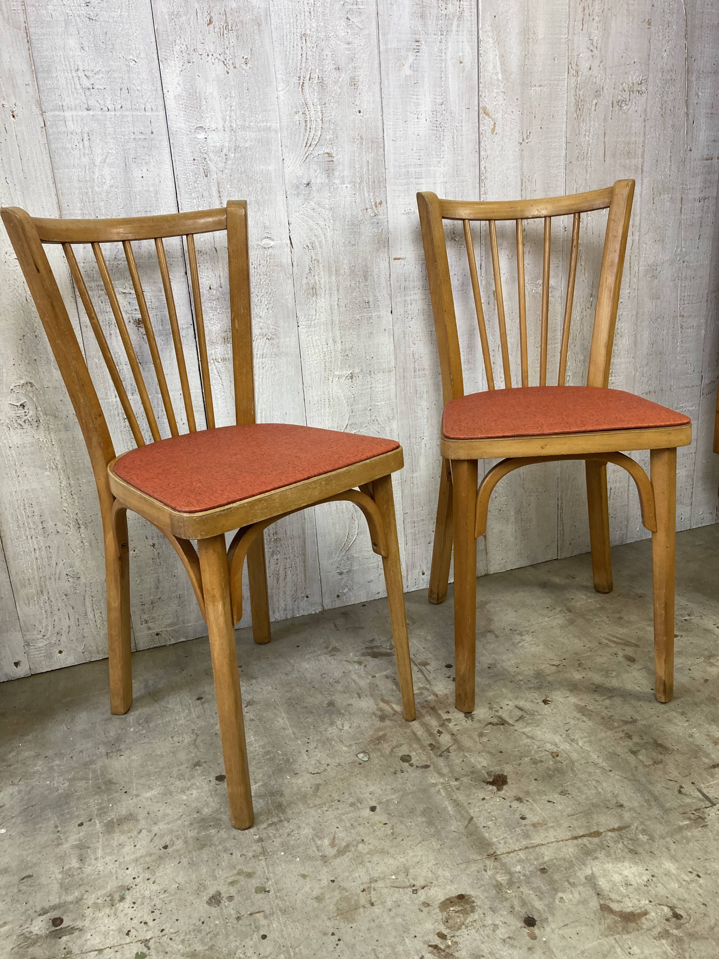 Pair of Baumann chairs