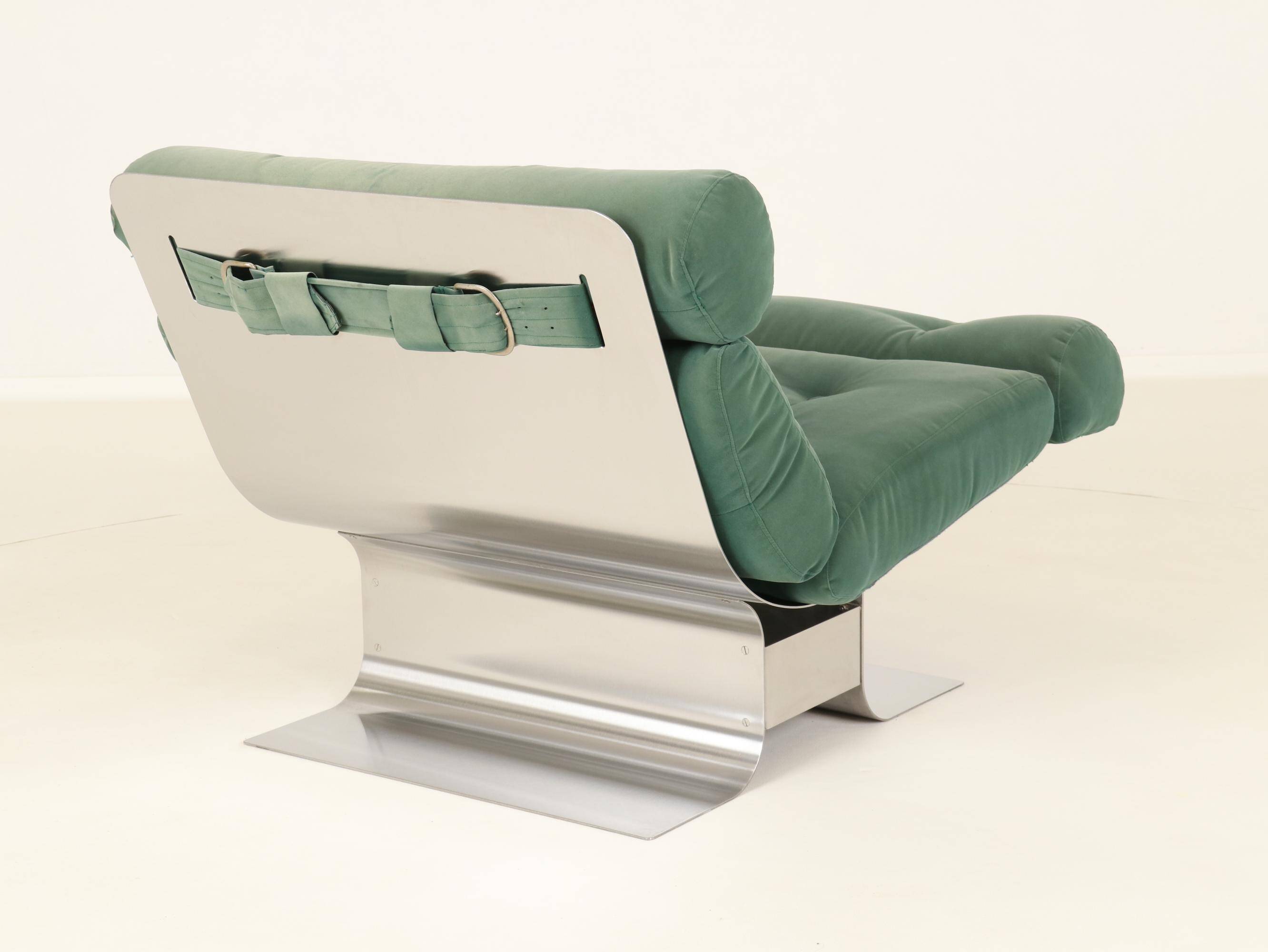 Rare Lounge Chair by François Monnet for Kappa, France, 1970s