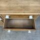 Antique English two-body buffet in solid pine (renovated)