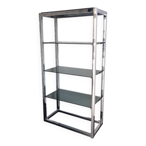 Étagère vintage chrome