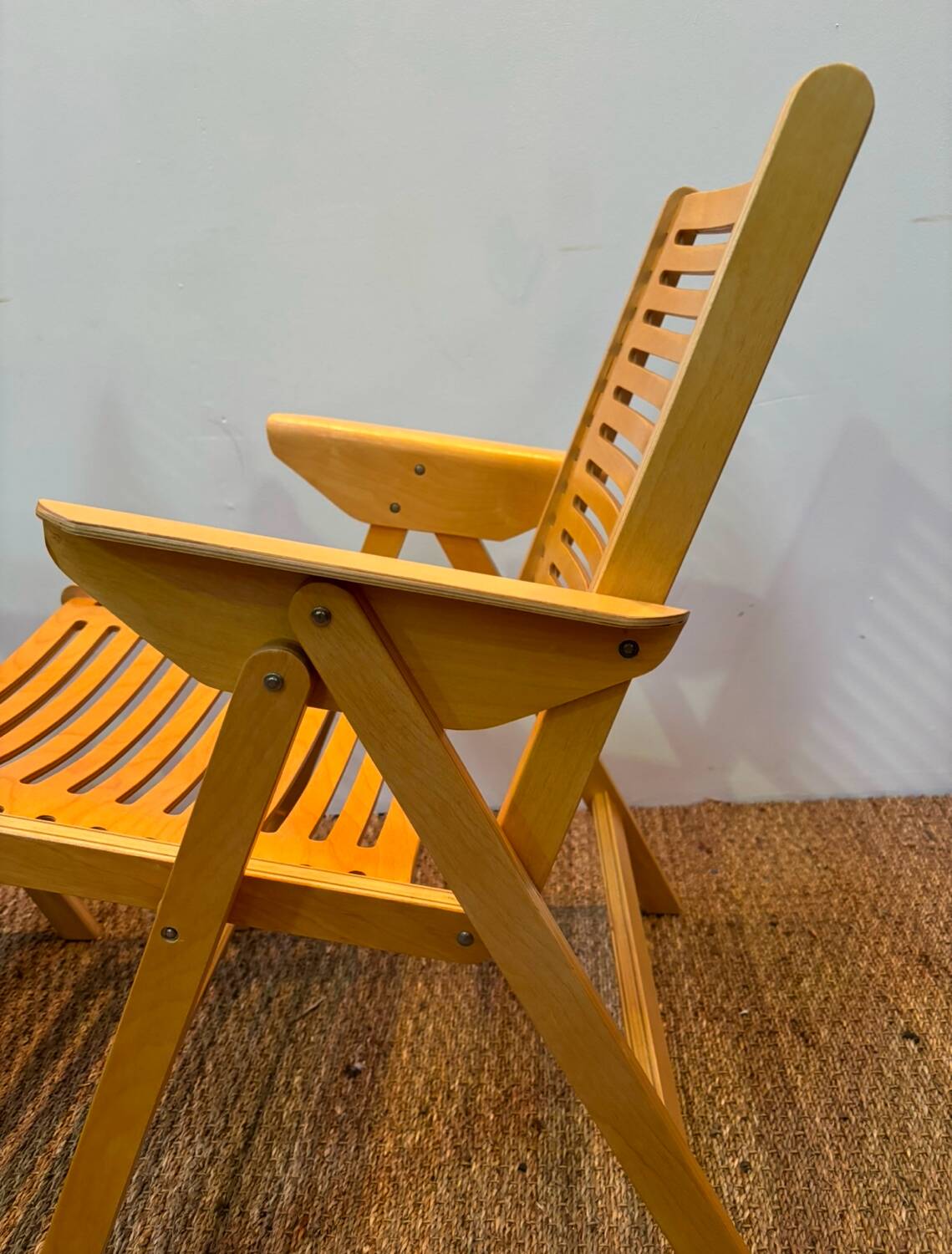 Pair of Niko Kralj folding armchairs