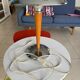Desk lamp paquebot champignon titan lighting co 1980 chrome