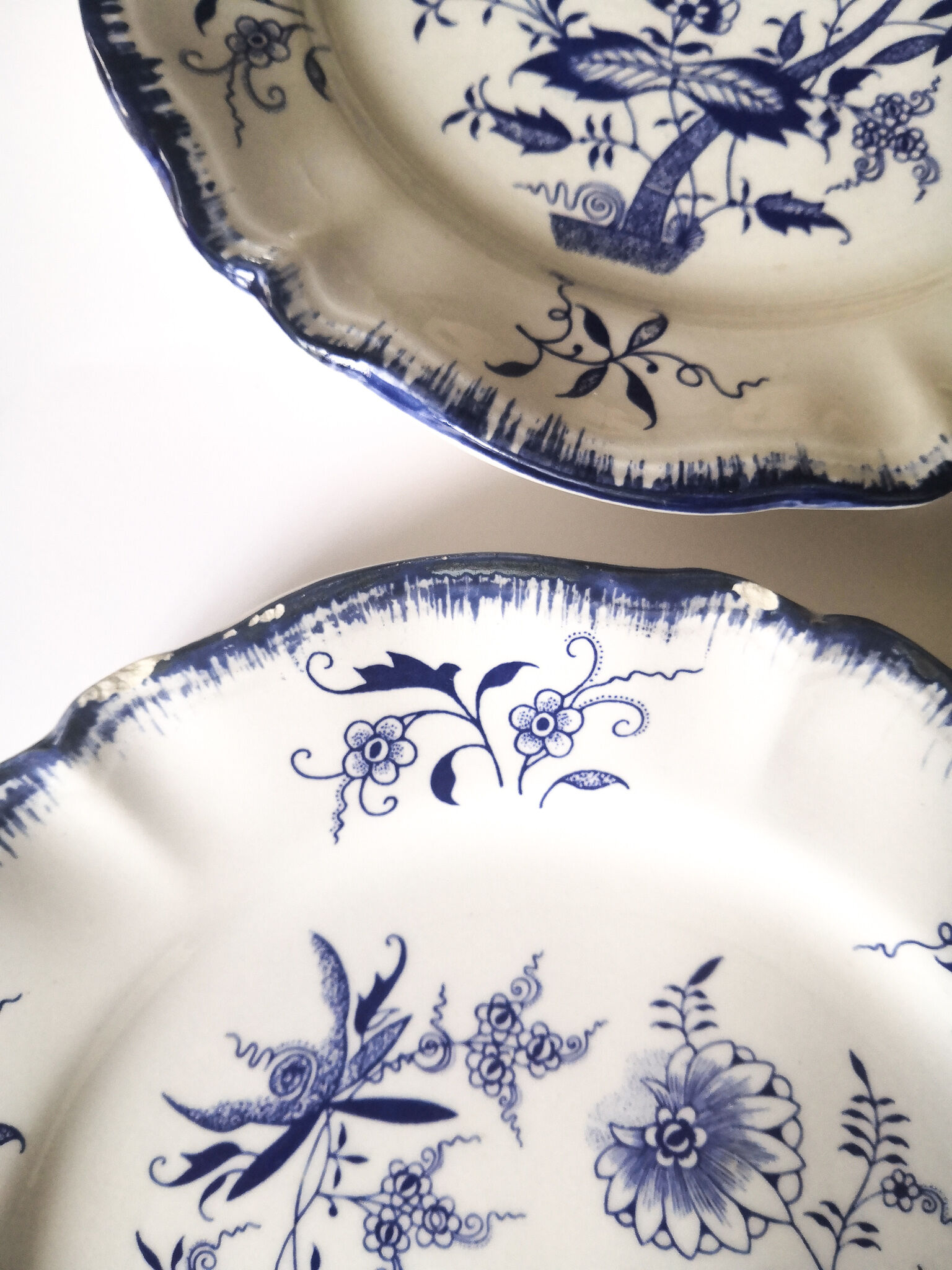 Set of 6 Lancaster Sarreguemines dessert plates