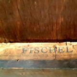 Fischel bench with pressed wood decoration