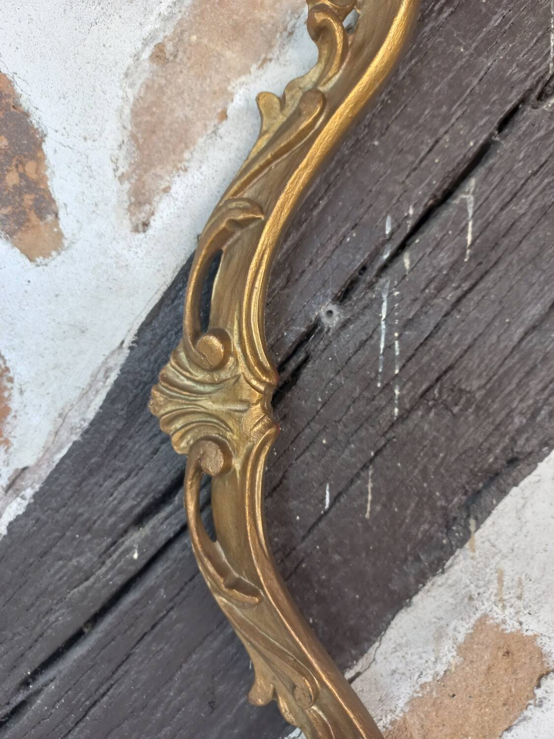 Rococo style gold frame