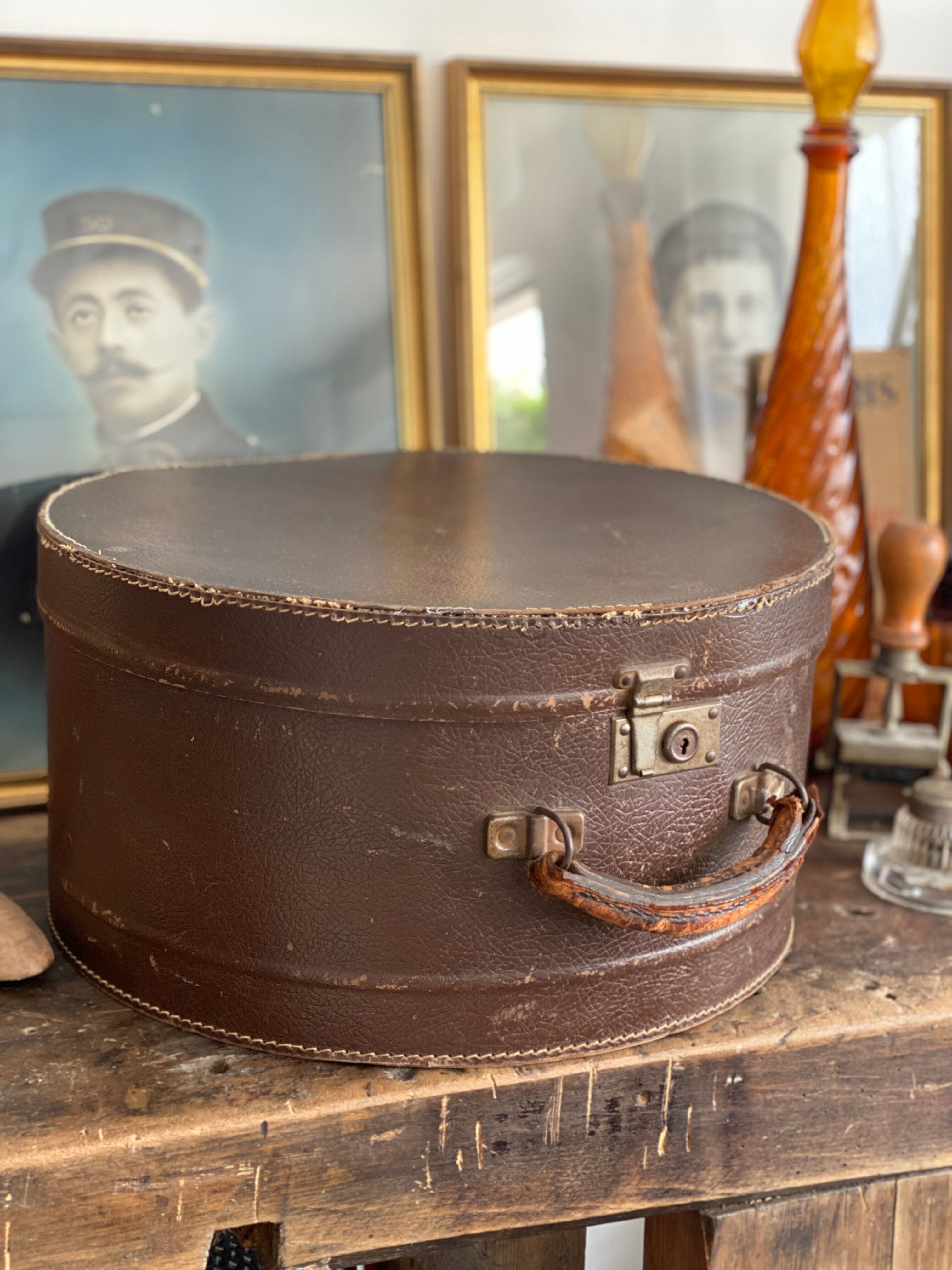 Old hat box