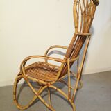 Wicker armchair