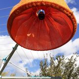 Vintage orange lampshade