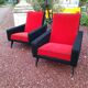 Paire de fauteuils des années 60