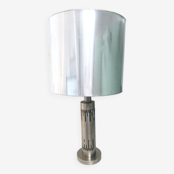 Vintage aluminum lamp, 1970