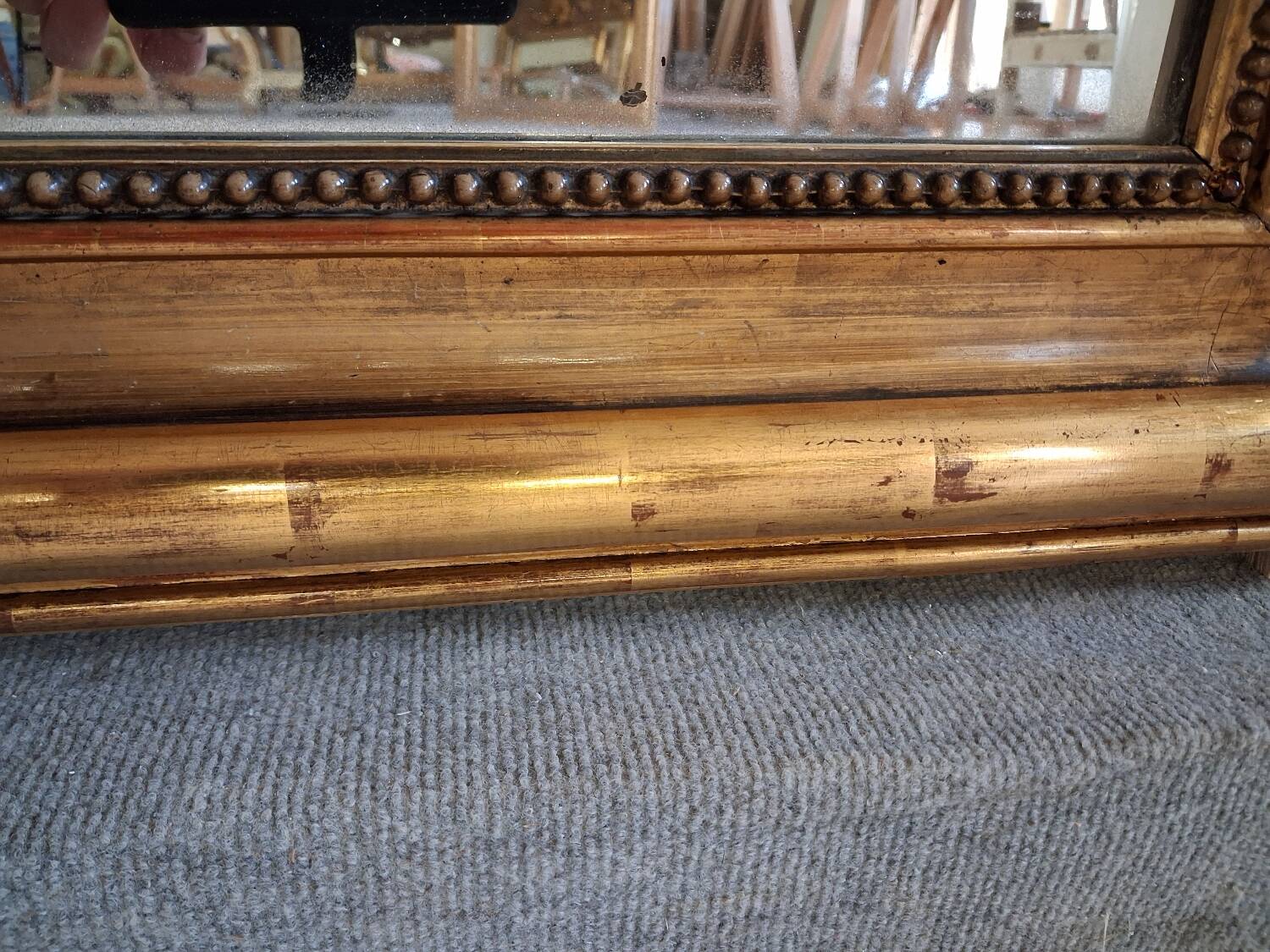 Louis Philippe period mirror 164 x 109