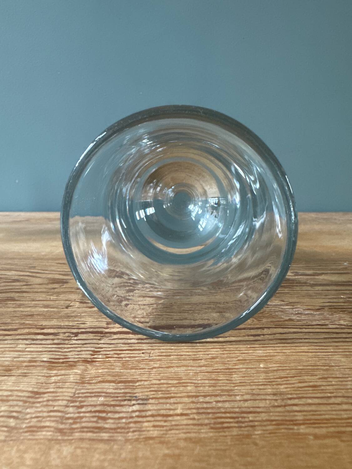 Set of 6 mismatched antique stemmed glasses