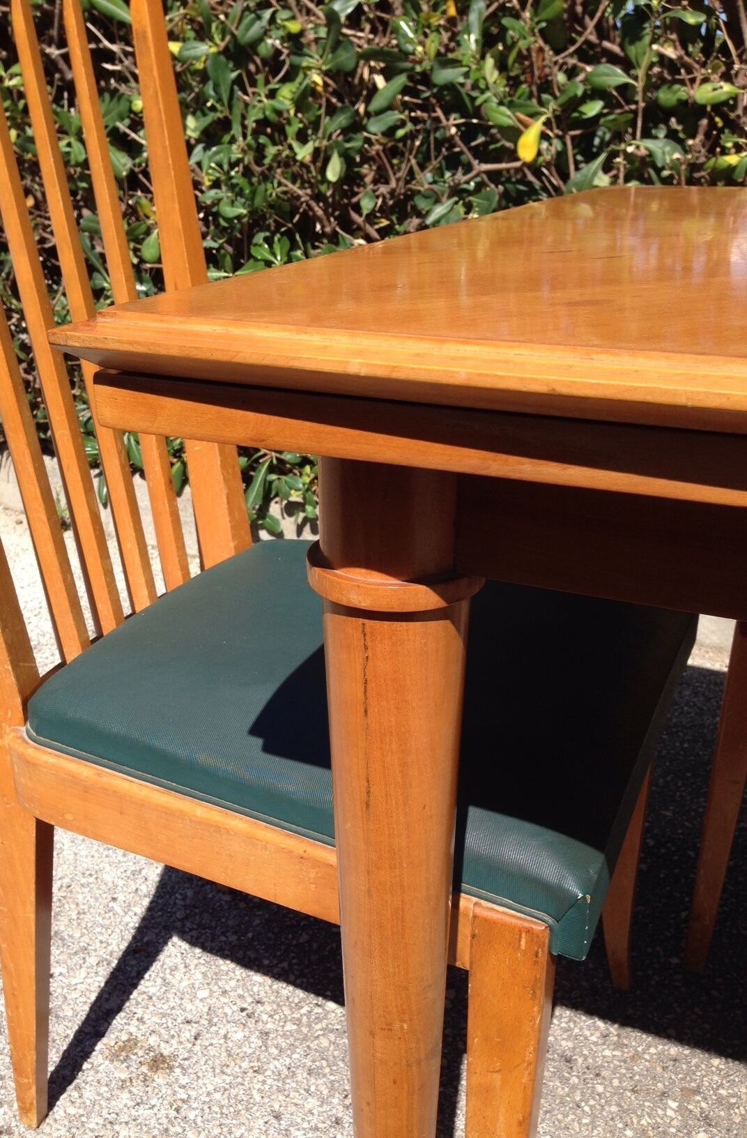 Table carrée vintage 1950