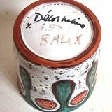 Pot ou cache-pot céramique Vallauris Années 70 Hauteur 14,2 cm