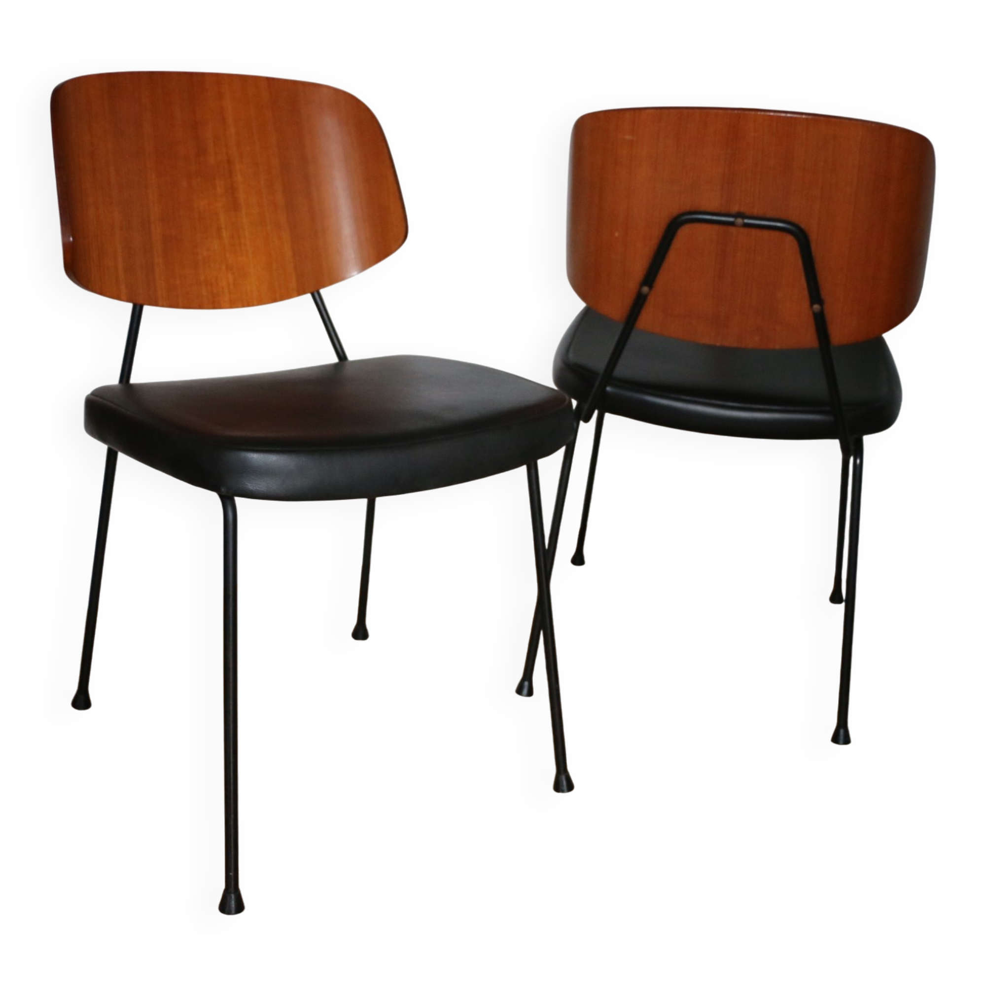 2 thonet chairs from around 1955