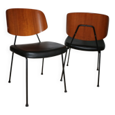 2 chaises thonet vers 1955