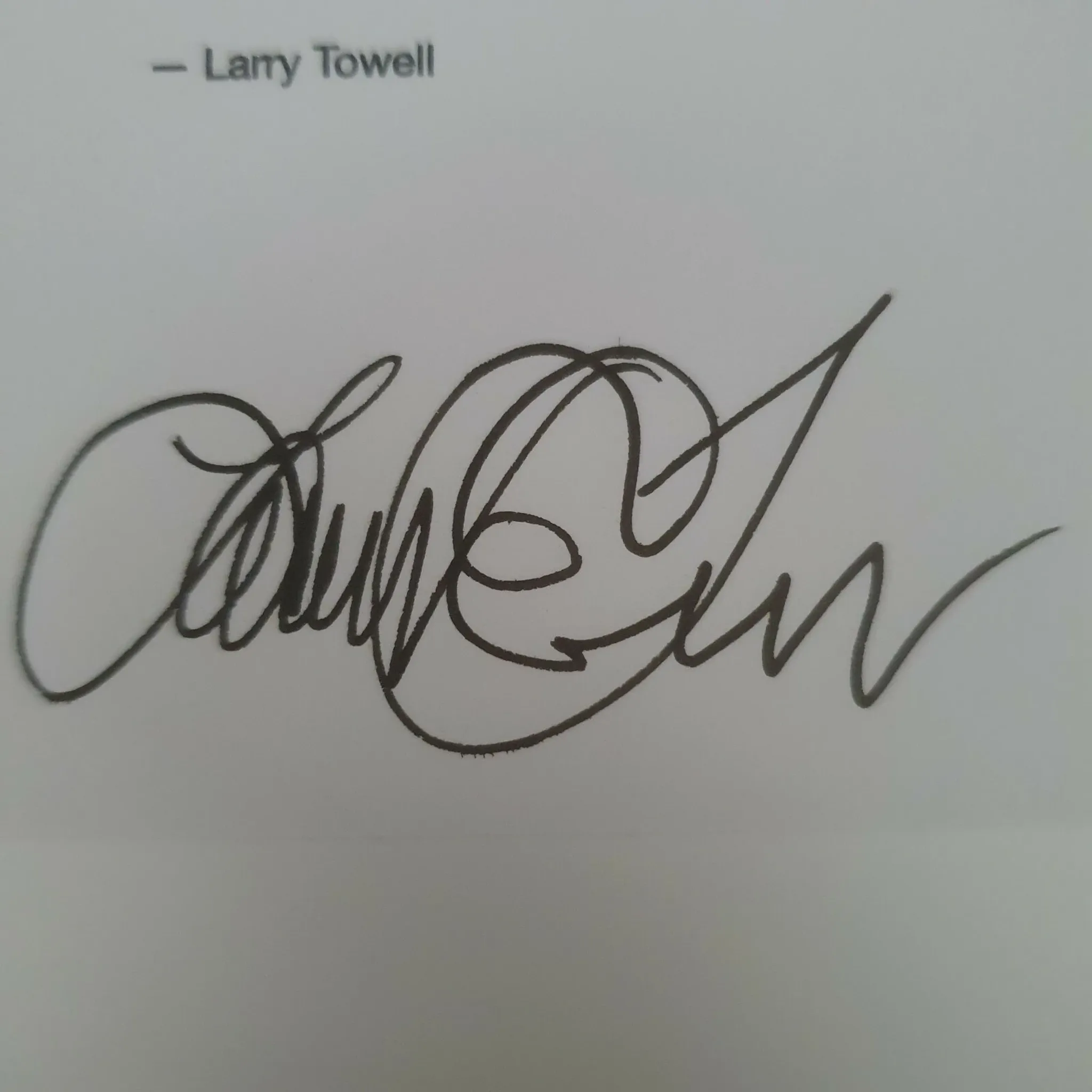 LARRY TOWELL - SIGNED PHOTO - MAGNUM SQUARE PRINT - LIMITED EDITION