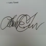 LARRY TOWELL - SIGNED PHOTO - MAGNUM SQUARE PRINT - LIMITED EDITION