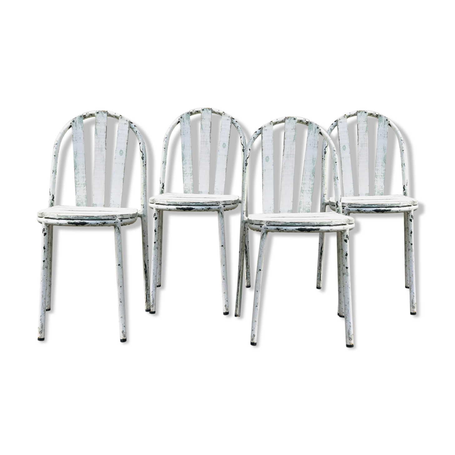4 30s garden chairs