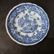 Set of 15 diner plates with English motifs Lunéville