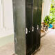 Industrial wardrobe, metal cabinet with 3 doors.
