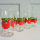 4 glasses Henkel apples