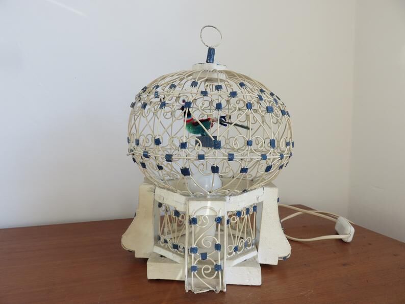 Lamp "bird cage" from the 50s and 60s