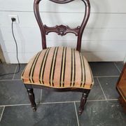 Chaise style Louis Philippe en acajou
