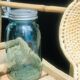 Bocal Mason Ball Jar bleu USA