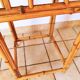 Bamboo and rattan side table from the 1970s.